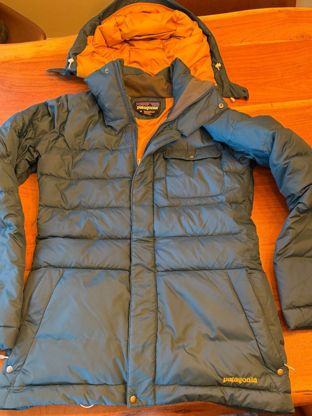 Patagonia Women's Rubicon Down Ski Jacket Medium Blue 600 Fill RECCO